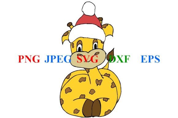 Cute Christmas Cuddly Giraffe