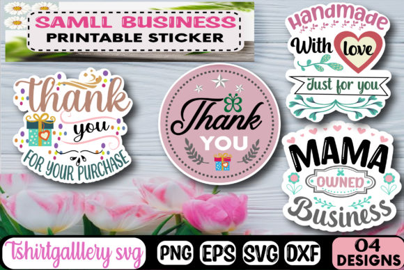 Free Digital Thank You Stickers Bundle