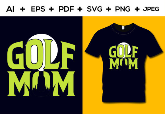 Golf Mom T-shirt Design