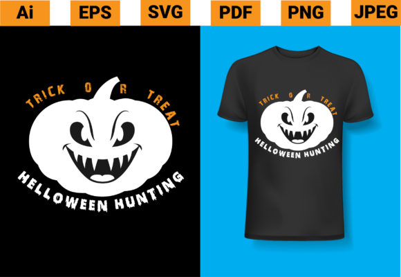 Halloween Hunting Embroidery Design