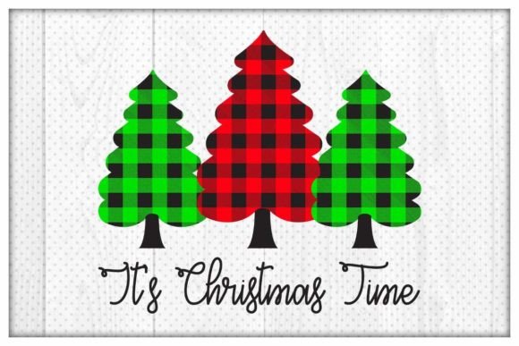 It's Christmas Time Tree Svg