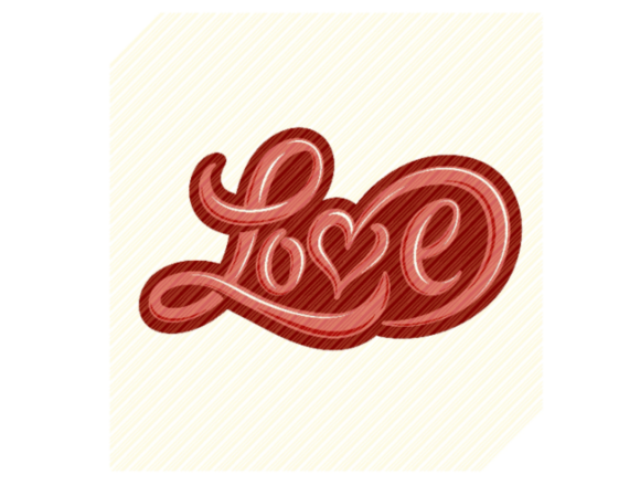 Love Word Quote Graphic Review