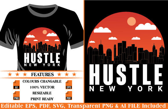 New York Hustle T-shirt Design