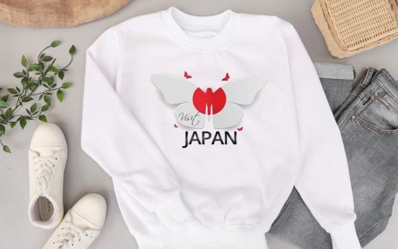 Paper Cut Japan Visit Butterfly SVG