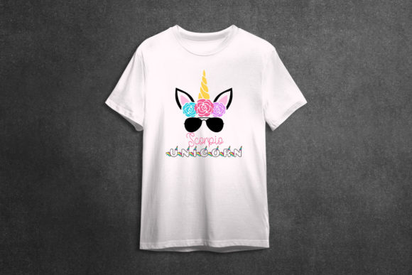 Scorpio Unicorn Embroidery Design